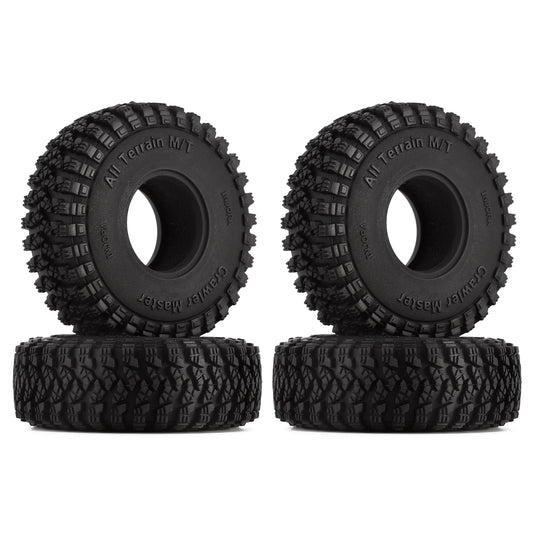 INJORA 1.0 Wielbanden All Terrain 58*20mm Upgrade voor 1/18 1/24 RC Crawler Auto Axiale SCX24 TRX4M AX24 (T1008)