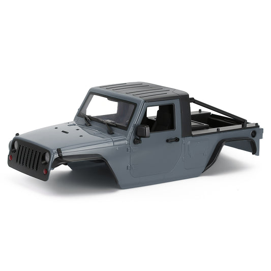INJORA 12.3in 313mm Wielbasis Pickup Body Shell Ongemonteerde Kit voor 1/10 RC Crawler Auto Axiale SCX10 SCX10 II 90046 Jeep Wrangler
