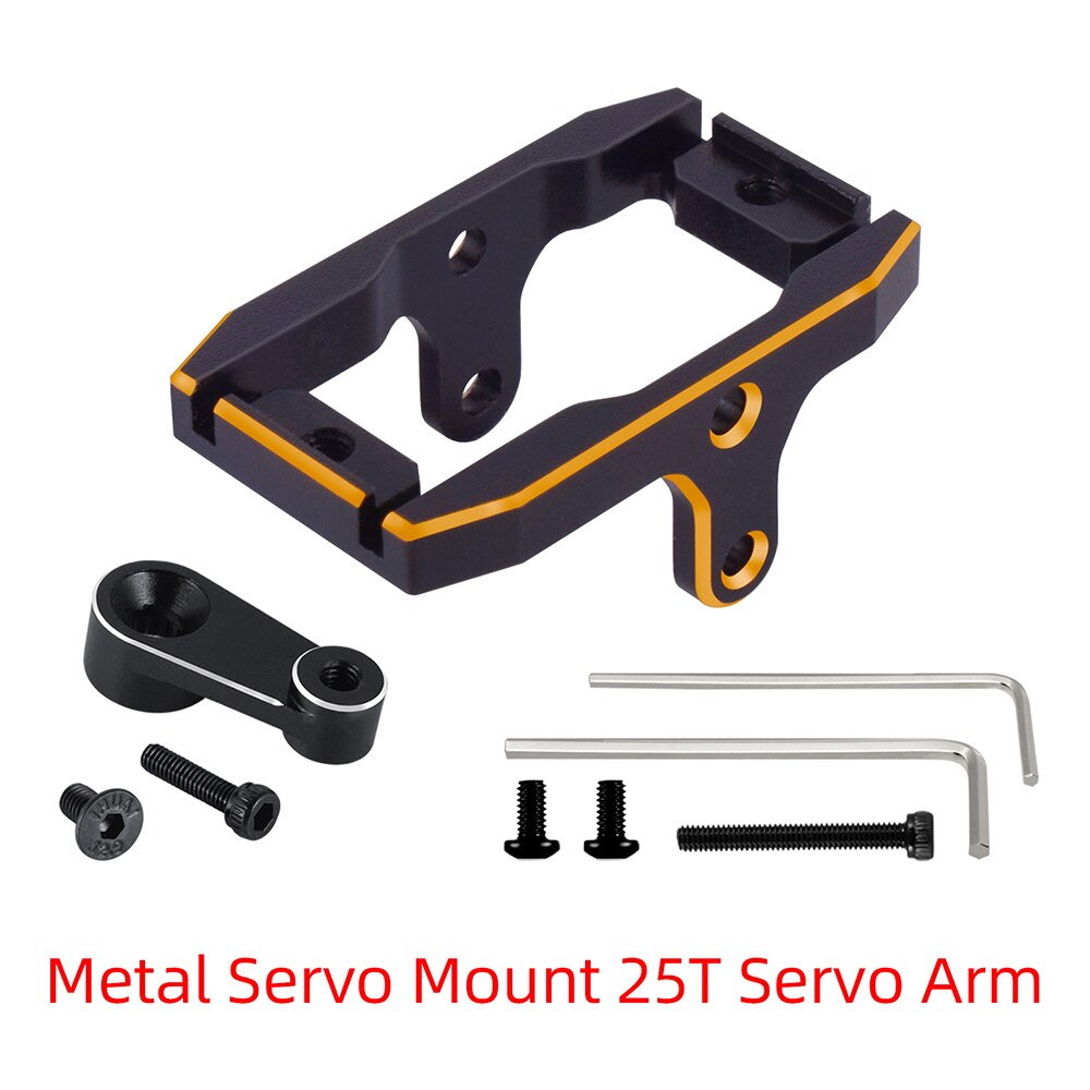 9imod For TRX4M Upgrades Servo Mount Steering Link 25t Servo Horn Servo Bracket Metal Parts  For Traxxas TRX4M 1/18 RC Car