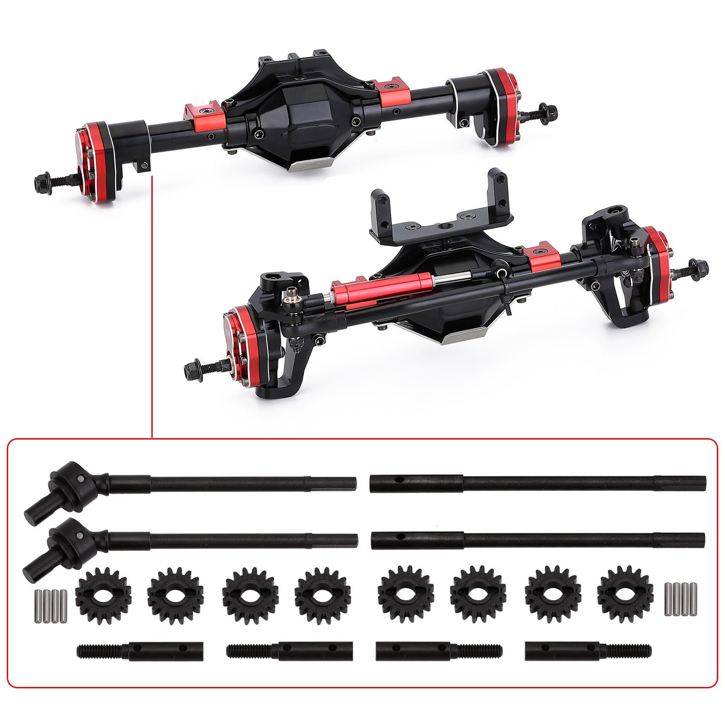 INJORA Metal CVD Dogbone Shaft Axle Gears