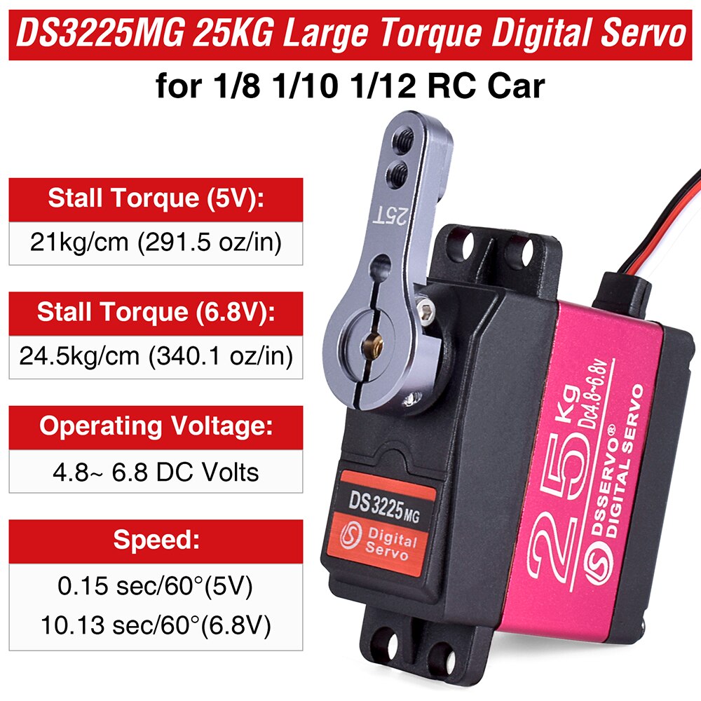 Rc steering clearance servo