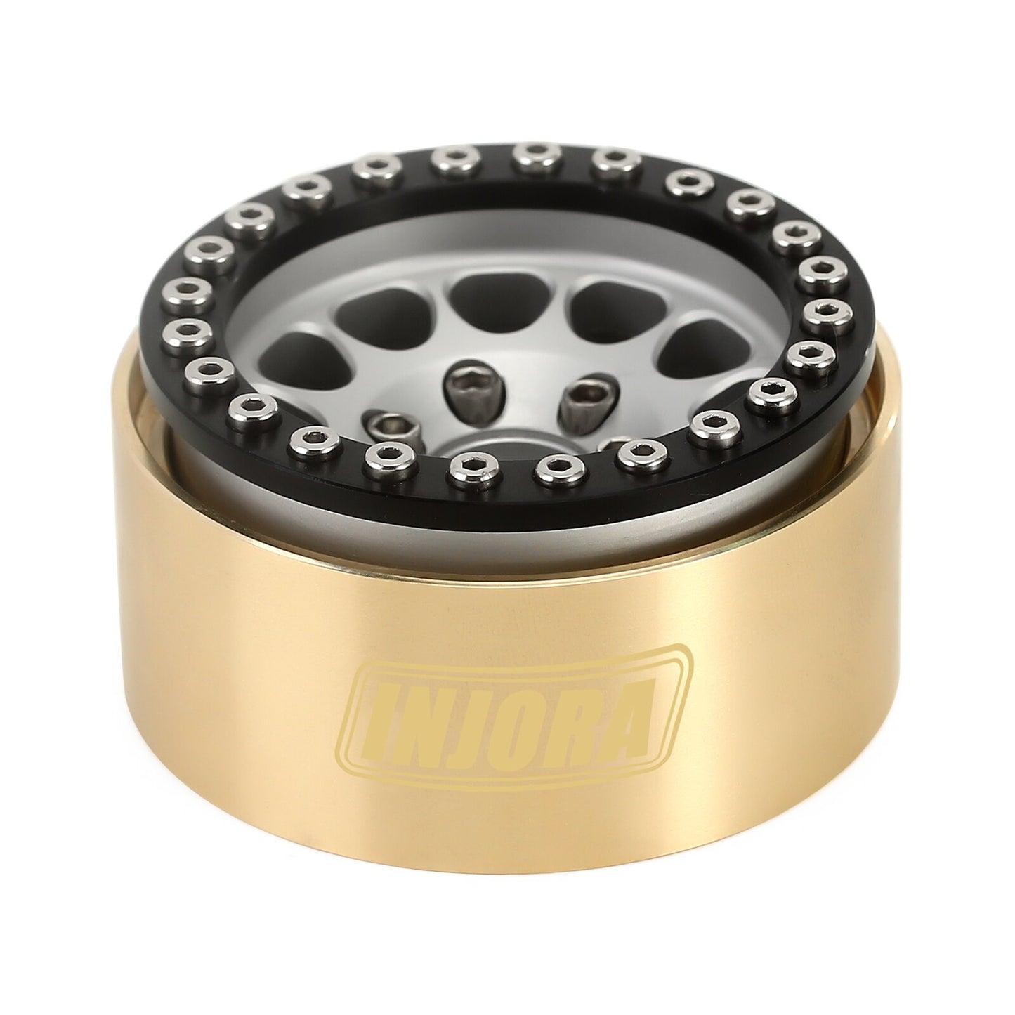 INJORA 94g Brass Internal Beadlock Wheel Ring Clamp Rings Fit 1.9" Wheel Rim For RC Crawler Axial SCX10 II 90046 TRX4 VS4-10