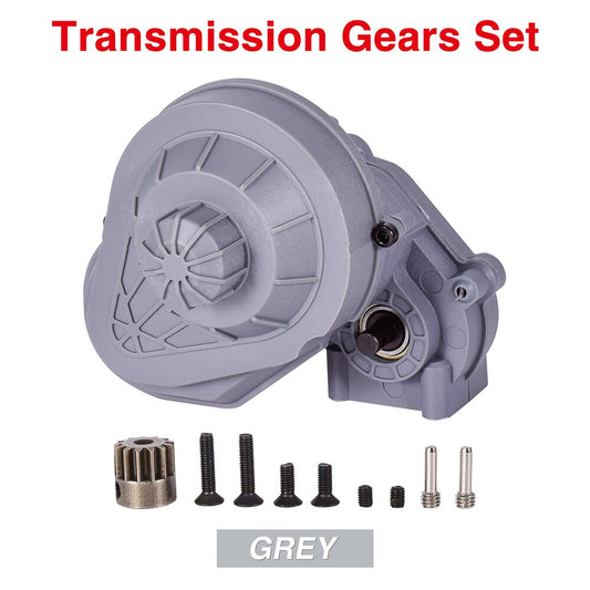 Complete Gearbox Transmission Gears Set for 1/10 RC Crawler Car Axial SCX10 SCX10 II 90046 Upgrades Part 3.17mm Motor Shaft