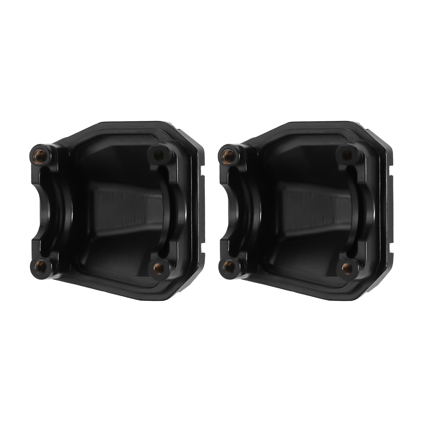INJORA 38g Black Coating Brass Differential Axle Cover for 1/10 RC Crawler SCX10 PRO SCX10 III AR45 Upgrade