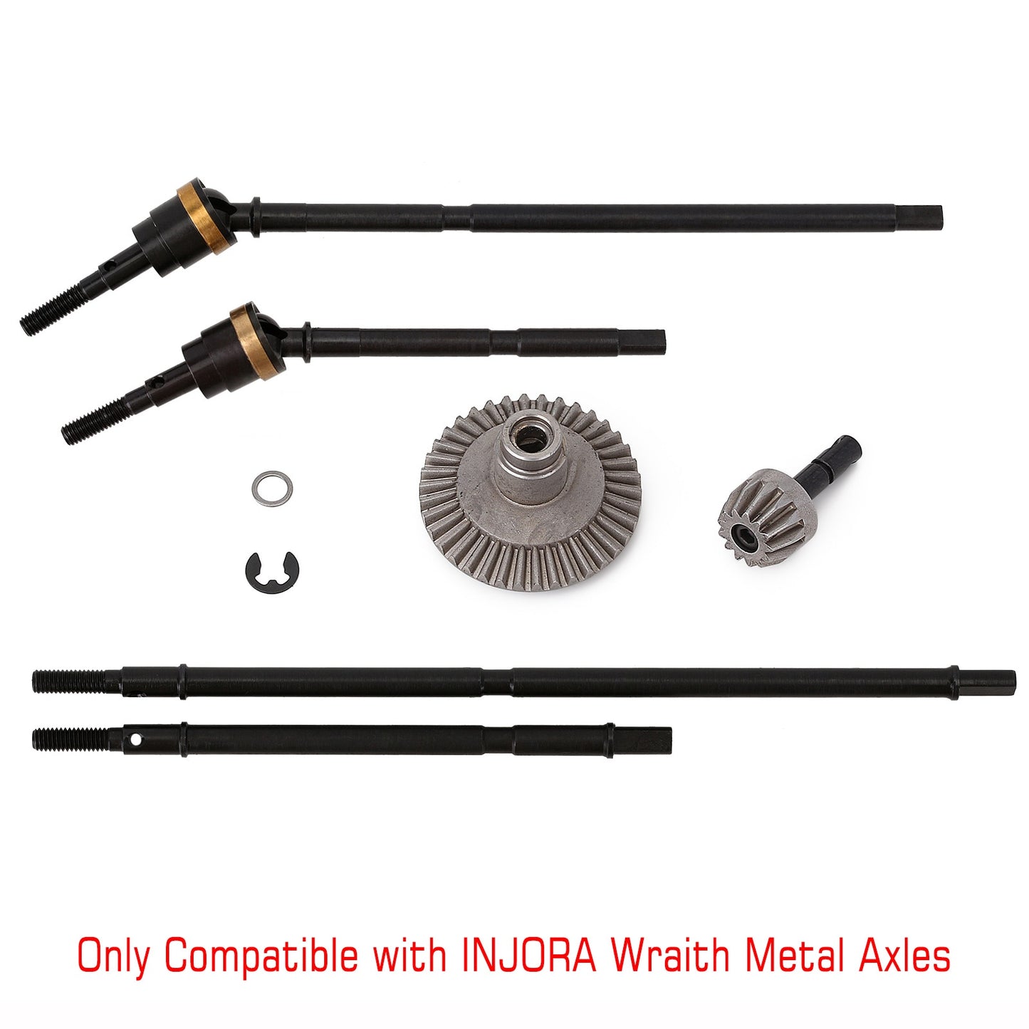 INJORA Metal CVD Dogbone Shaft Axle Gear