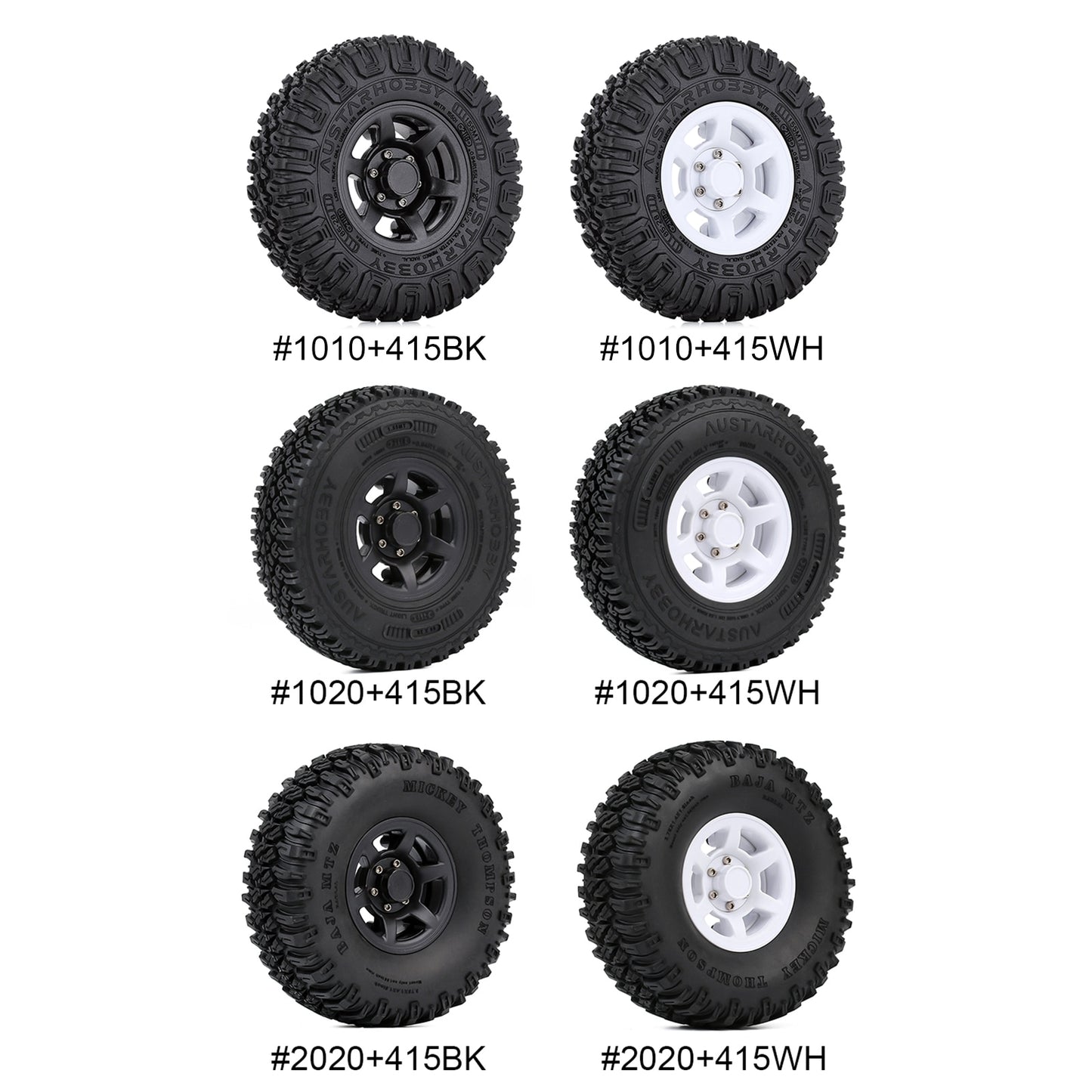 INJORA 4PCS 1.55 Beadlock Cerchione in plastica Pneumatici per RC Crawler Auto AX90069 Tamiya CC01 LC70 MST JIMNY 1/18 Aixal UTB18 Capra