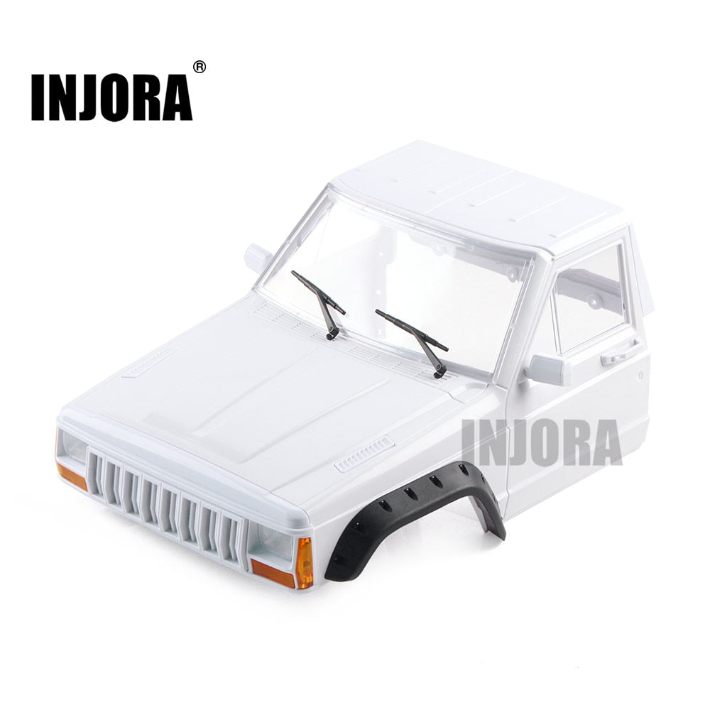 INJORA RC Car Cherokee Body Cab e Mezza Gabbia Posteriore per 1/10 RC Crawler TRX4 Axial SCX10 90046