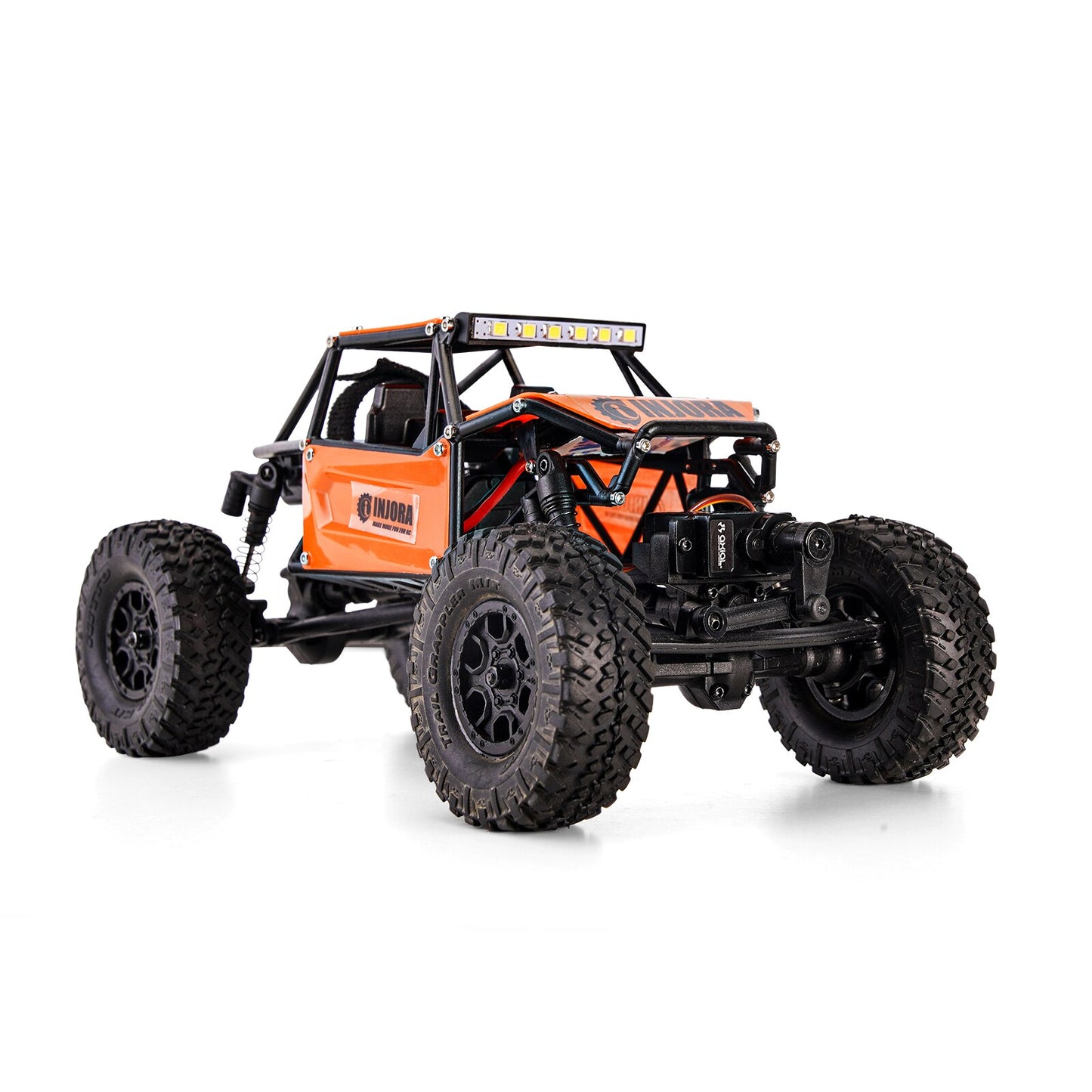 INJORA Nylon Rock Buggy Body Shell Kit telaio per 1/24 RC Crawler Car Axial SCX24 C10 JEEP JLU Bronco Parti di aggiornamento