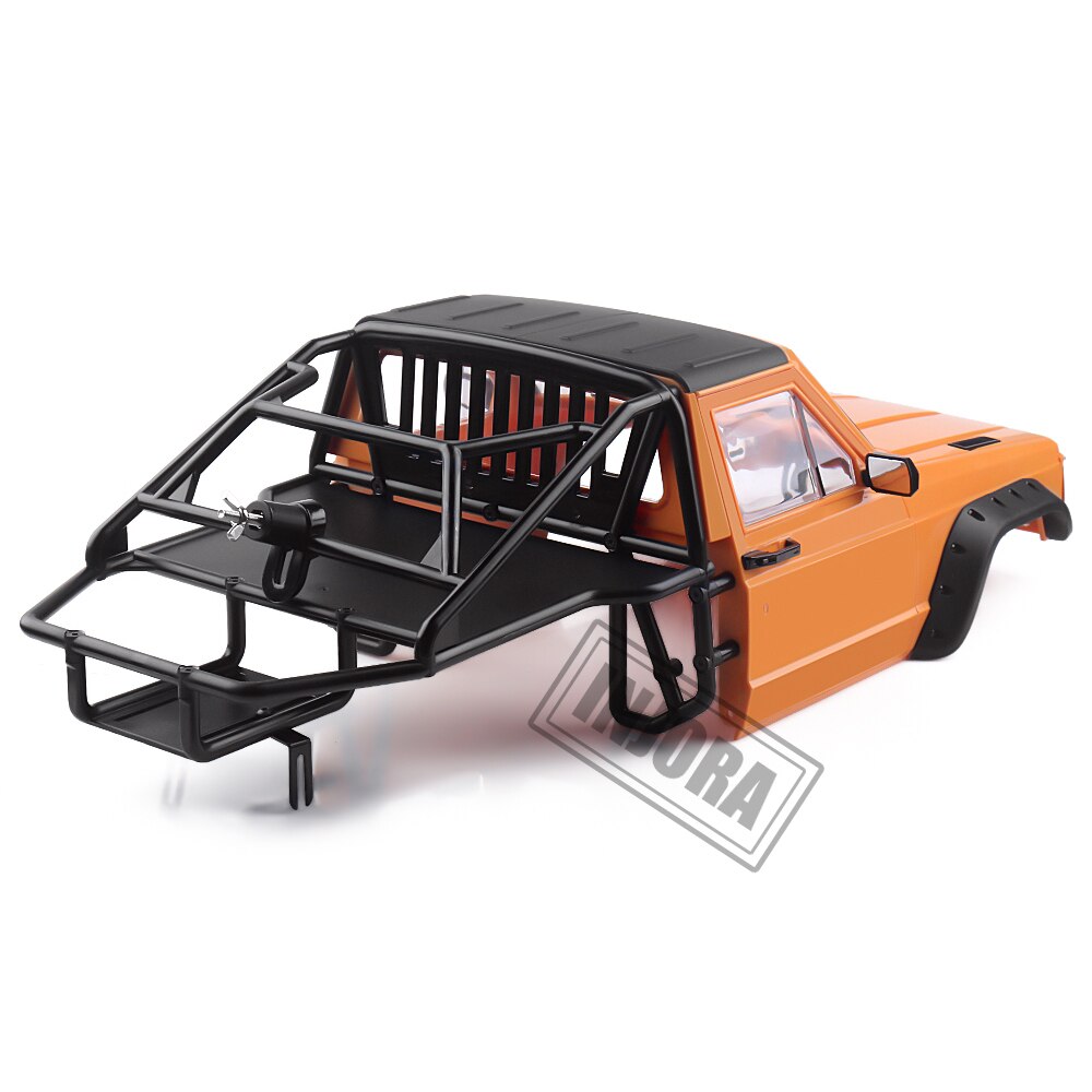 INJORA RC Car Cherokee Body Cab e Mezza Gabbia Posteriore per 1/10 RC Crawler TRX4 Axial SCX10 90046