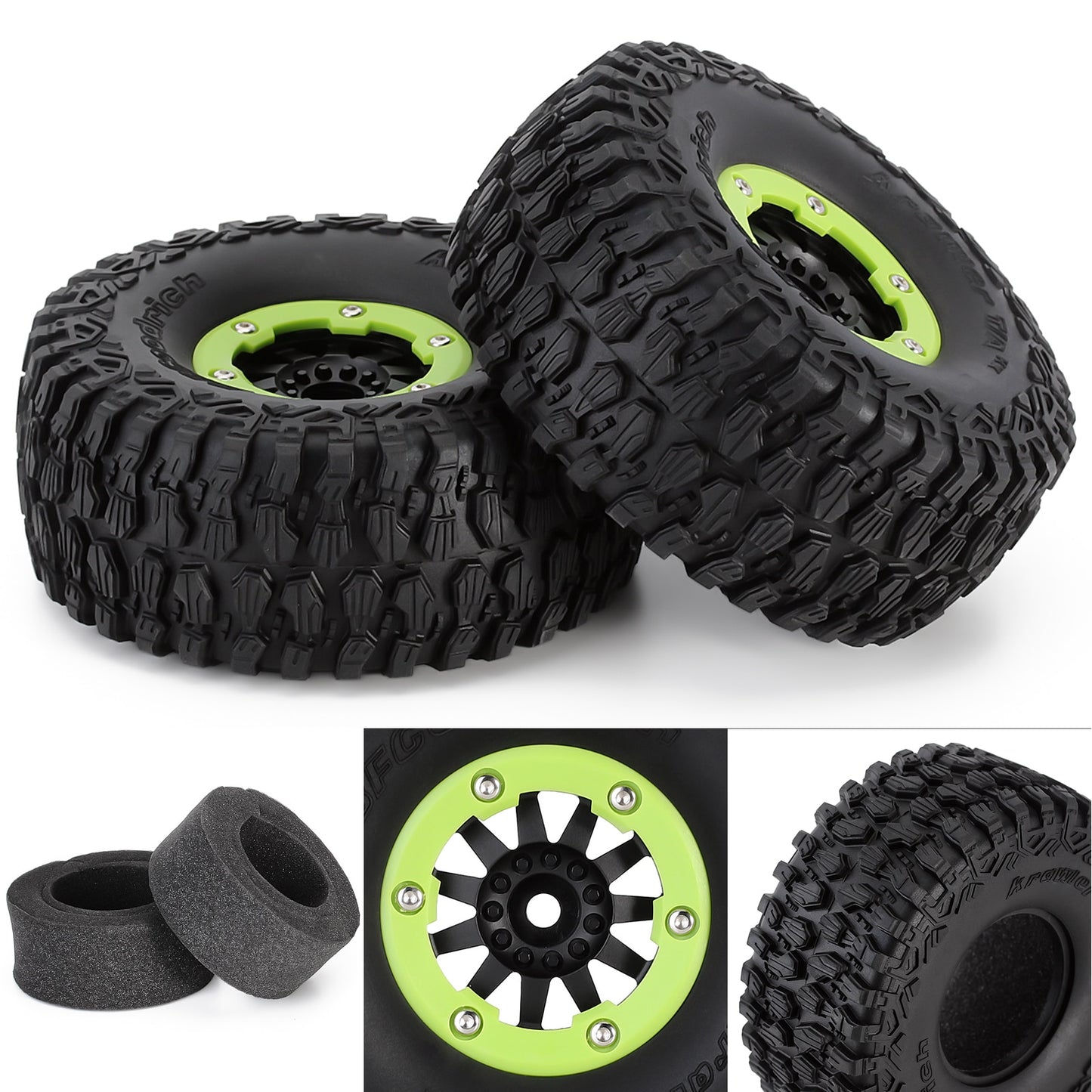 AUSTARHOBBY 17mm Hex RC Wielen en Banden 2.8in voor 1/7 Woestijn Korte Baan Truck UDR Traxxas Off-road Buggy RC Auto