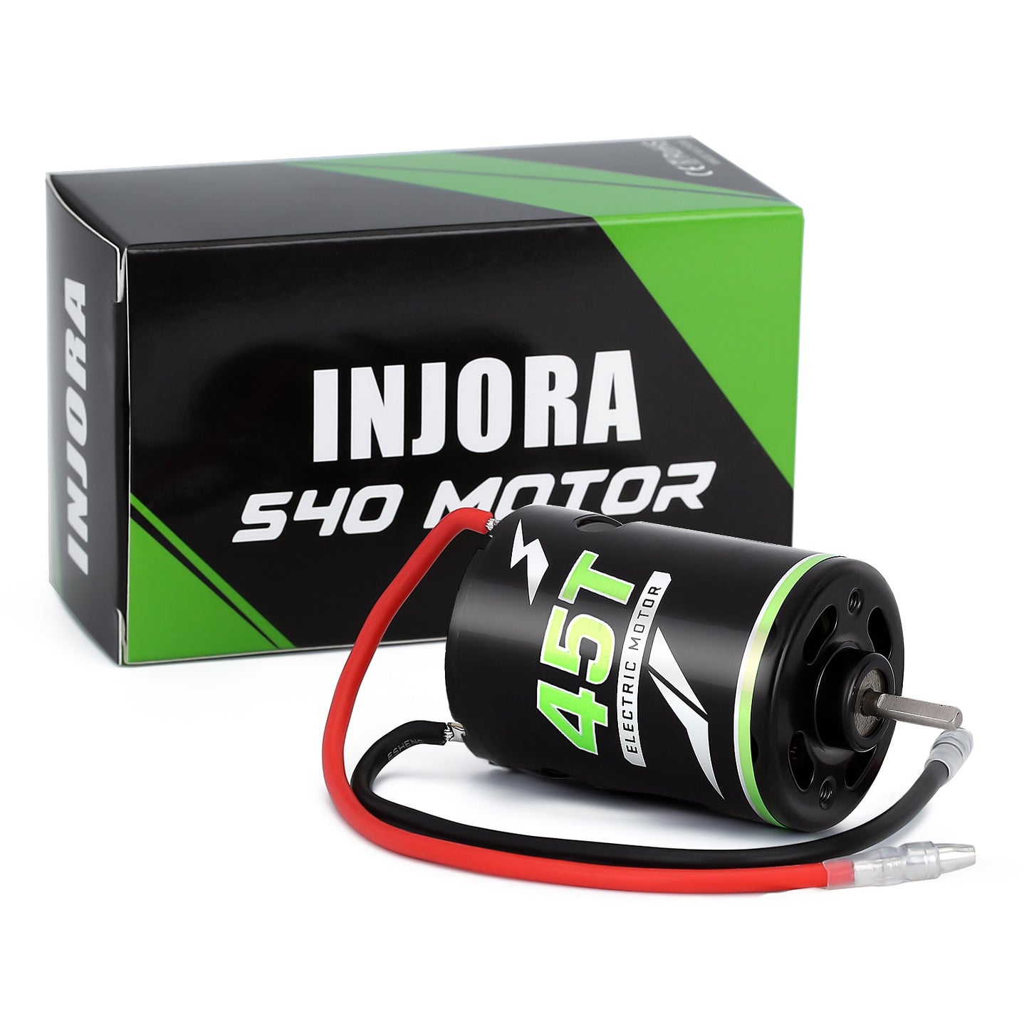 INJORA 20T 27T 35T 45T 540 Brushed Motor Waterproof for 1:10 RC Crawler Axial SCX10 AXI03007 90046 TRX4 Car Boat Parts