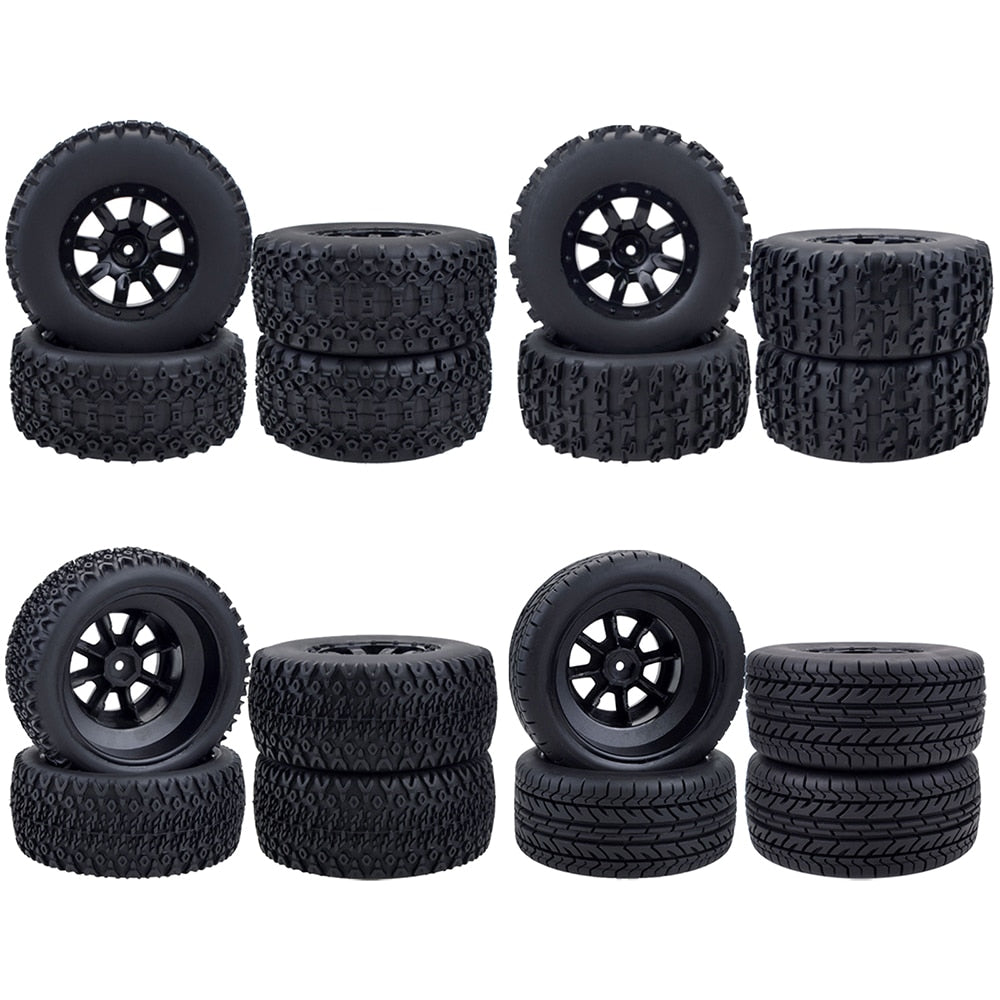 ZD Racing 110mm RC Wheels and Tires 12mm Hex For 1/10 RC Car Short-course Truck Desert Truck Redcat HSP Traxxas Slash HPI