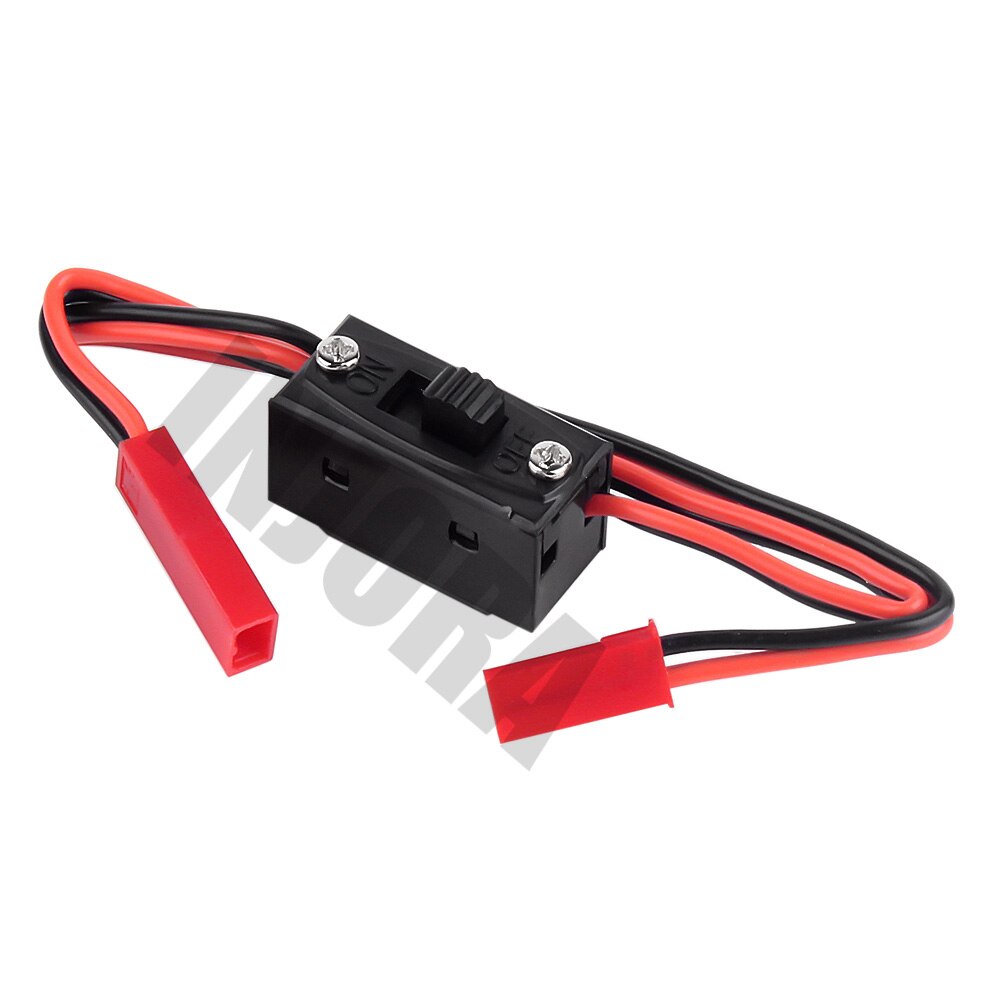 INJORA RC Car LED Light Control Power Switch JST Connector Wires for Axial SCX10 90046 HSP Tamiya TRX4 RC Crawler