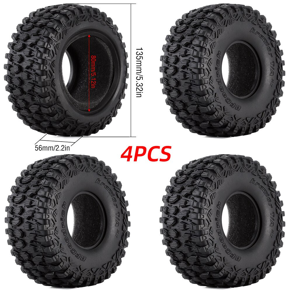 AUSTARHOBBY 17mm Hex RC Wielen en Banden 2.8in voor 1/7 Woestijn Korte Baan Truck UDR Traxxas Off-road Buggy RC Auto