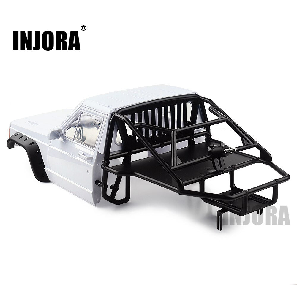 INJORA RC Car Cherokee Body Cab e Mezza Gabbia Posteriore per 1/10 RC Crawler TRX4 Axial SCX10 90046