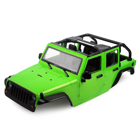 INJORA Unassembled Kit 313mm Wheelbase Convertible Open Car Body Shell for 1/10 RC Crawler Axial SCX10 90046  Jeep Wrangler