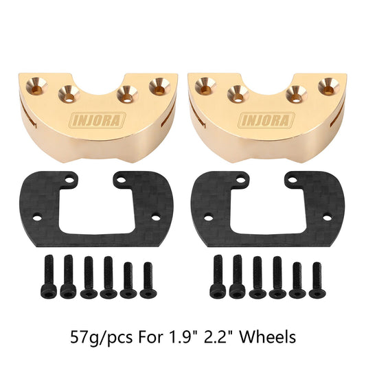 INJORA 27g 57g Brass Counterweight Portal Weights 1/18 Axial UTB18 Capra Buggy Upgrade (UTB18-14)