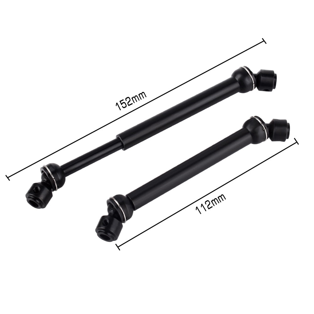 INJORA Acciaio CVD Albero Motore 88-113mm 112-152mm per 1/10 RC Crawler Car SCX10 90046 Parti di Aggiornamento