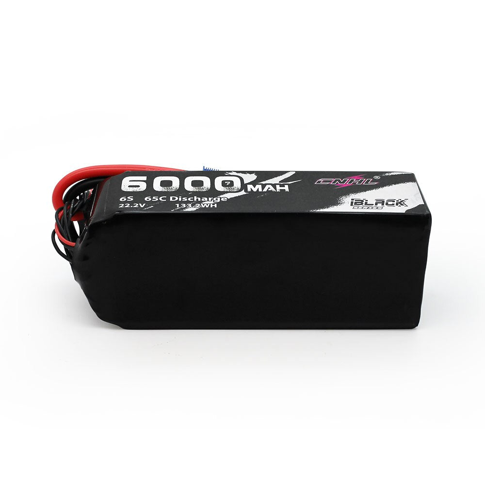 CNHL 6S 22.2V Lipo Battery 6000mAh 65C Black Series With EC5 Plug For Airplane Helicopter Vehicles Car Boat Truggy Buggy