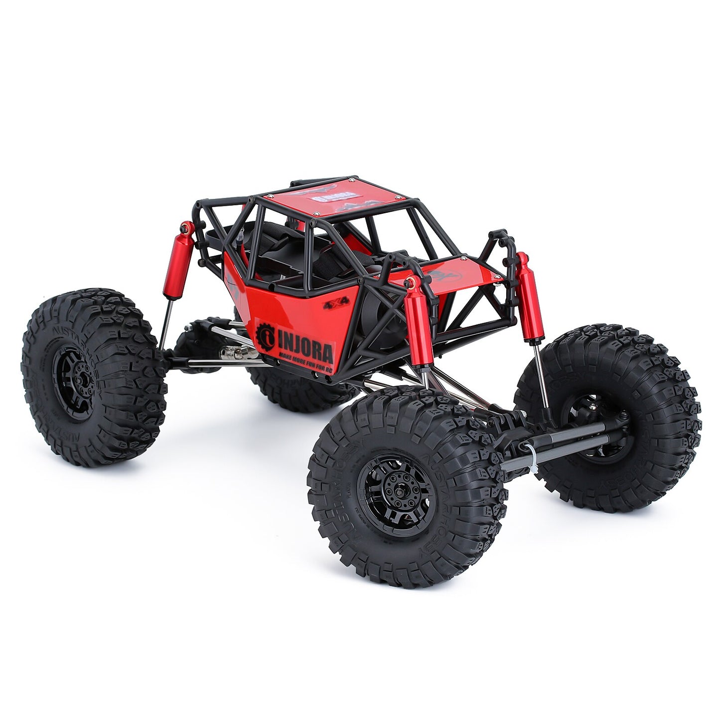 INJORA Nylon Rock Buggy Roll Cage Body Shell Chassis for 1/10 RC Crawler Car Axial SCX10 & SCX10 II 90046 DIY Parts