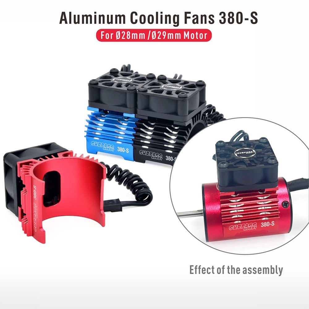 Rc best sale car fan