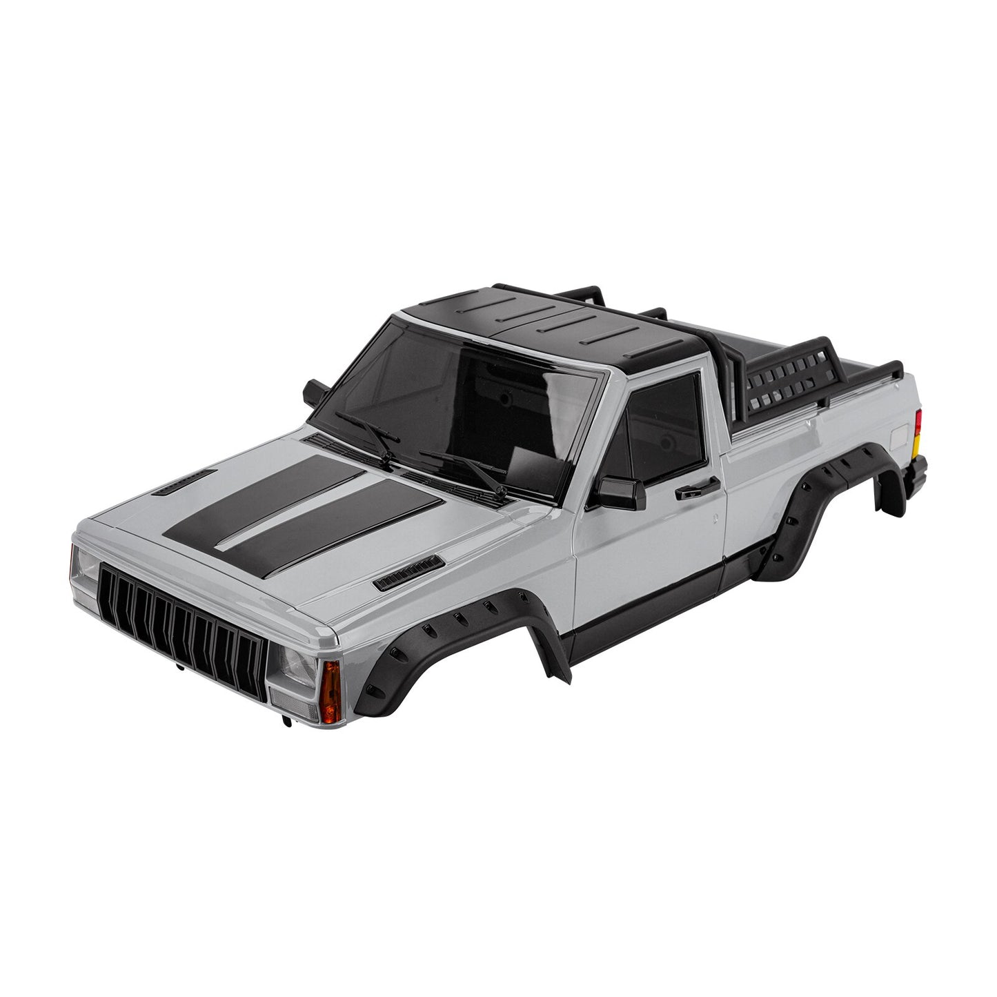 INJORA 313mm Wheelbase Pickup Truck Cherokee Body Shell Kit for 1/10 RC Crawler Car Axial SCX10 & SCX10 II 90046