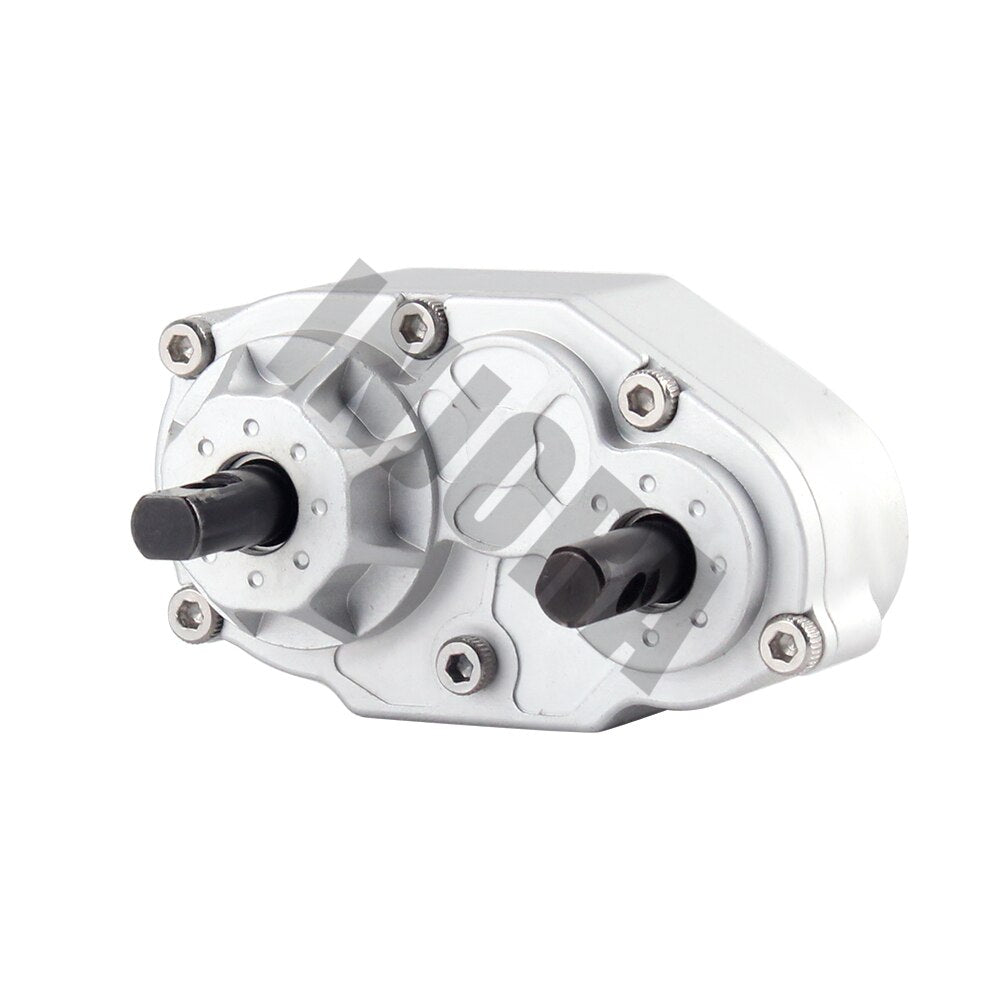 INJORA Metal D90 Gearbox Transfer Case with 72MM Mount for 1/10 RC Crawler Axial SCX10 D90 D110 TF2