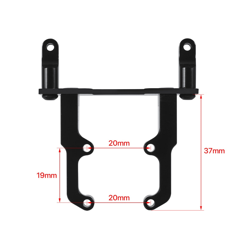 Metal Servo Mount Bracket for Axial SCX10 II 90046 AR44 Axle 1/10 Scale RC Crawler RC Racing Car Servo Base Stand Upgrade Parts