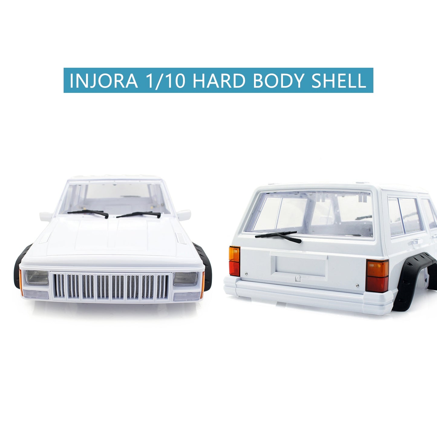 INJORA Hard Plastic 12.3inch 313mm Wheelbase Cherokee Body Shell