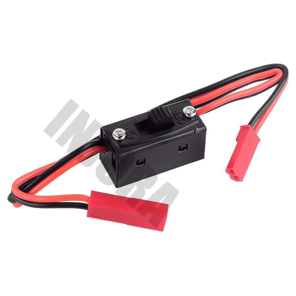 INJORA RC Car LED Light Control Power Switch JST Connector Wires for Axial SCX10 90046 HSP Tamiya TRX4 RC Crawler