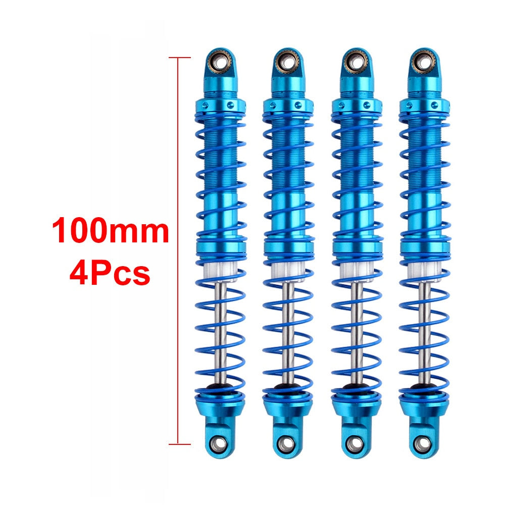 INJORA Metal Shock Absorbers 80 90 100 110 120mm Oil Damper for 1/10 RC Car Truck Crawler Axial SCX10 TRX4 Redcat Gen8