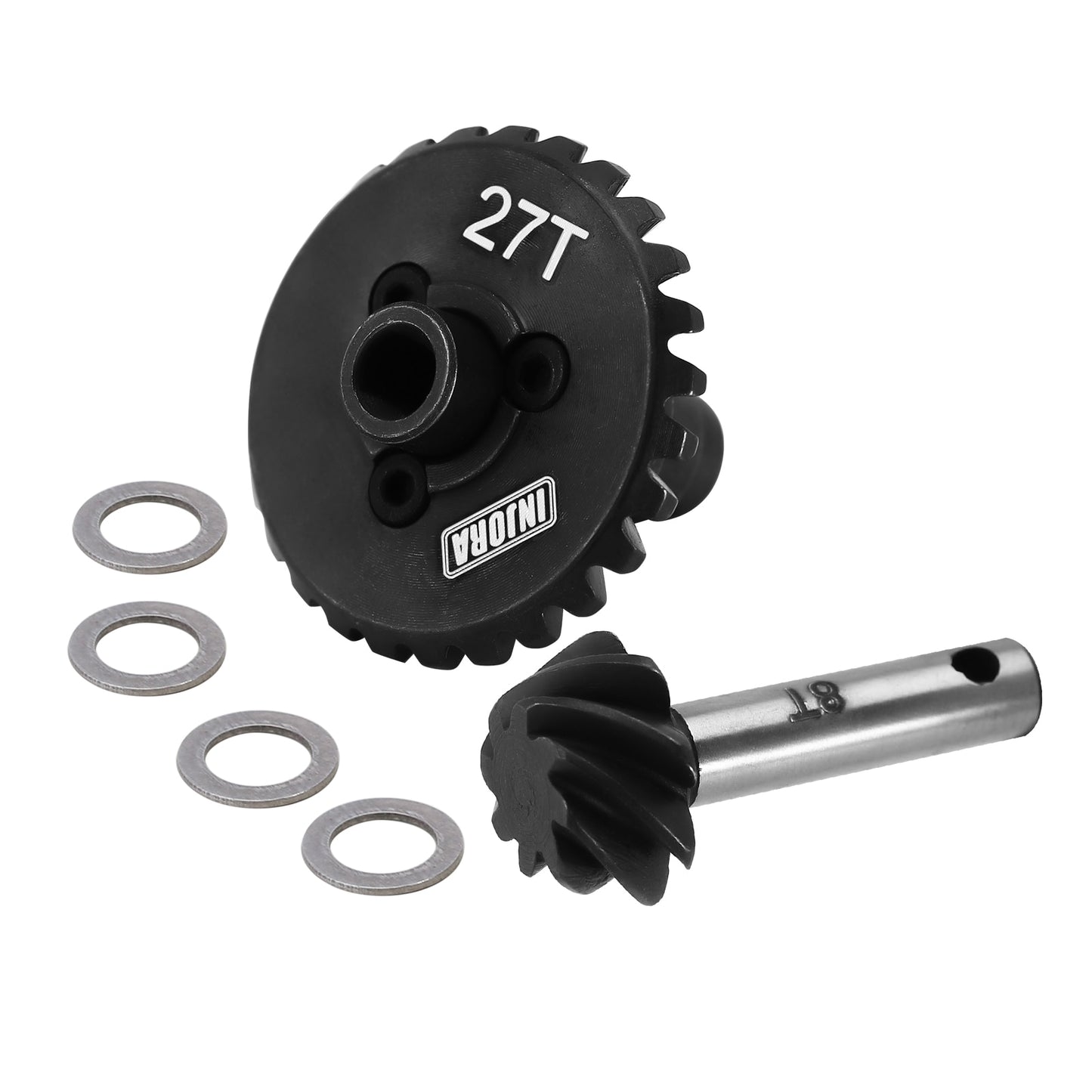 INJORA Overdrive Underdrive Steel Helical Axle Gears