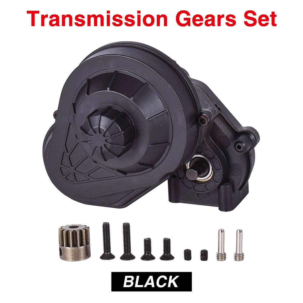 Complete Gearbox Transmission Gears Set for 1/10 RC Crawler Car Axial SCX10 SCX10 II 90046 Upgrades Part 3.17mm Motor Shaft