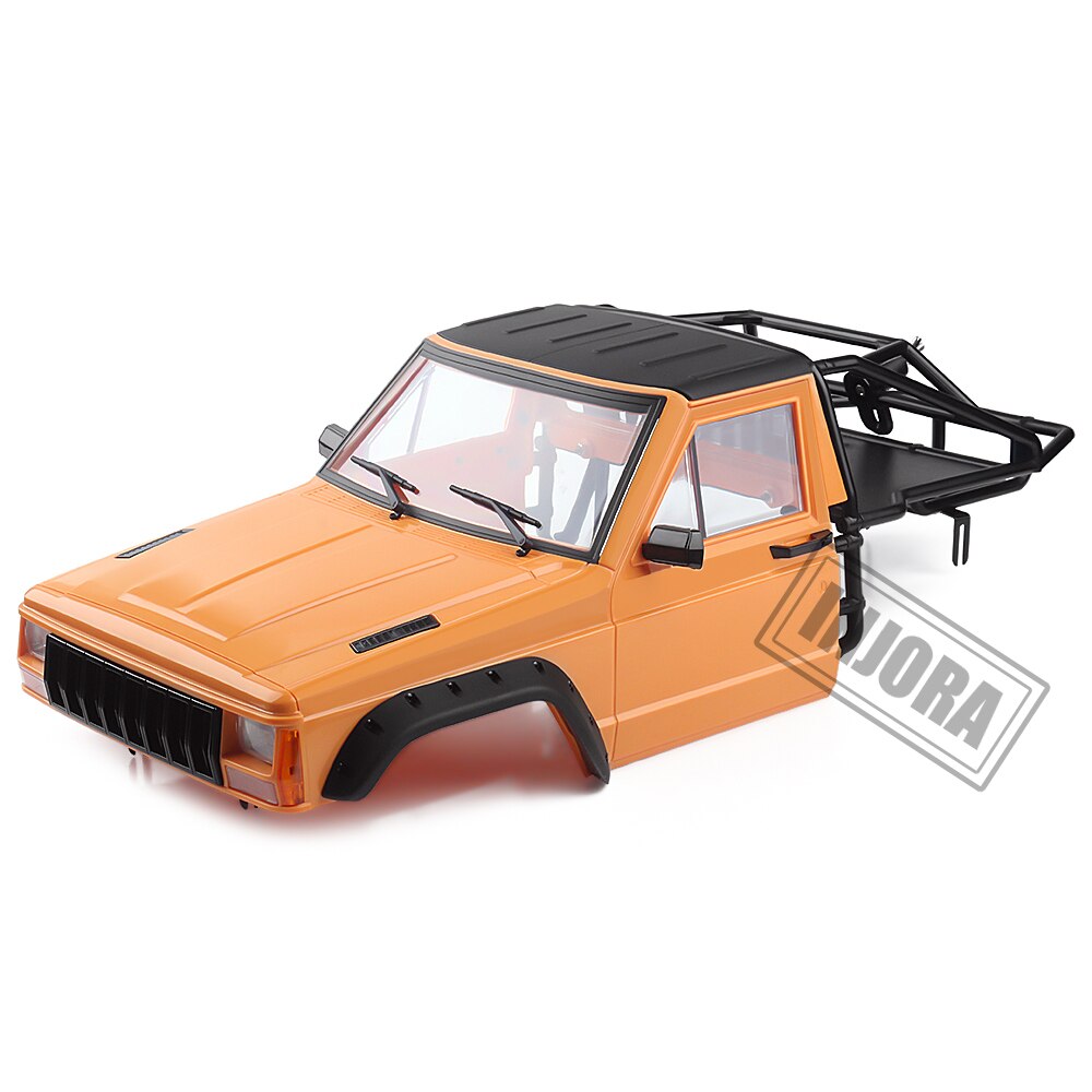 INJORA RC Car Cherokee Body Cab e Mezza Gabbia Posteriore per 1/10 RC Crawler TRX4 Axial SCX10 90046