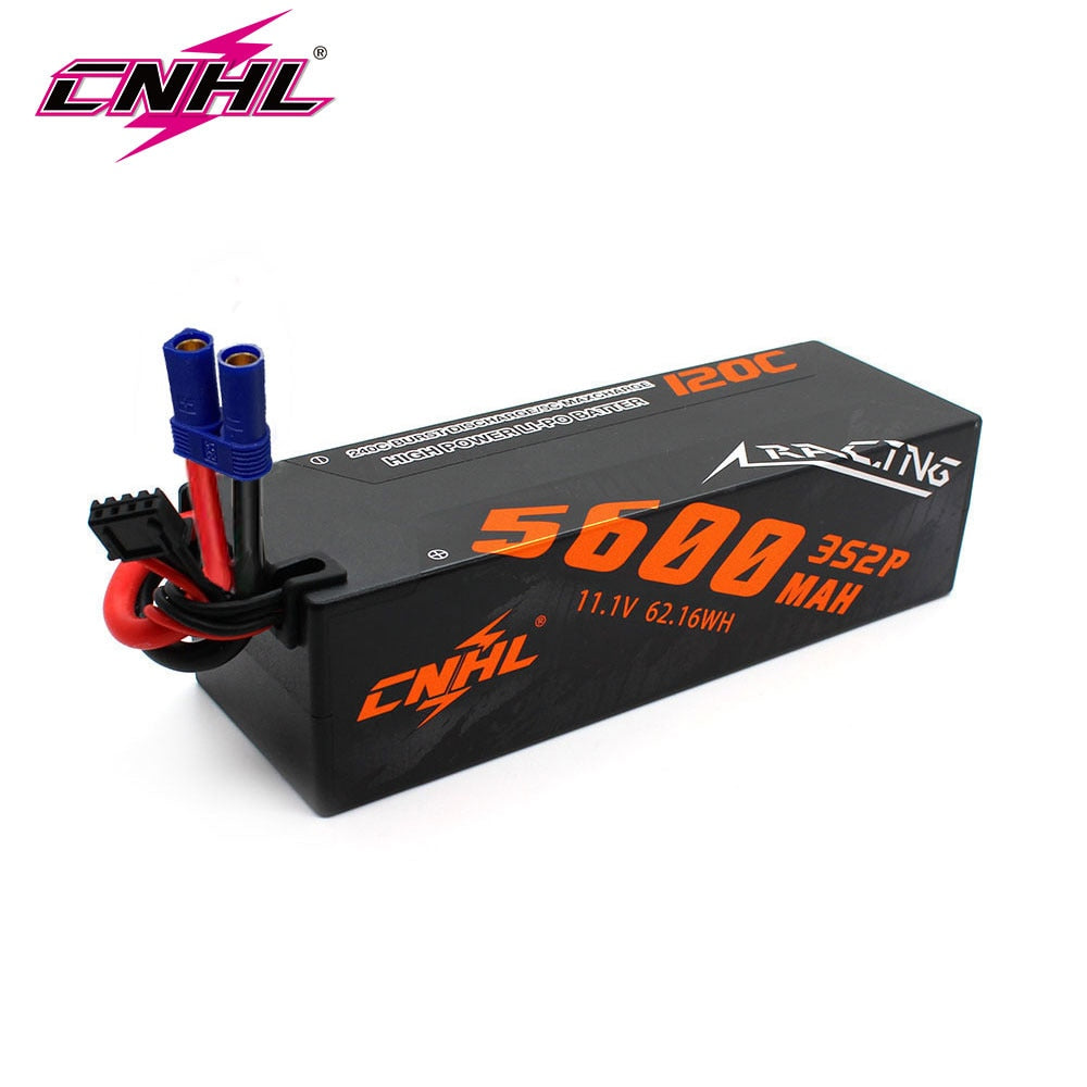 CNHL 3S 11.1V Lipo Battery 5600mAh 8000mAh 120C Hard Case With Deans EC5 Plug For RC Car Boat Tank Truck Vehicle Buggy Truggy