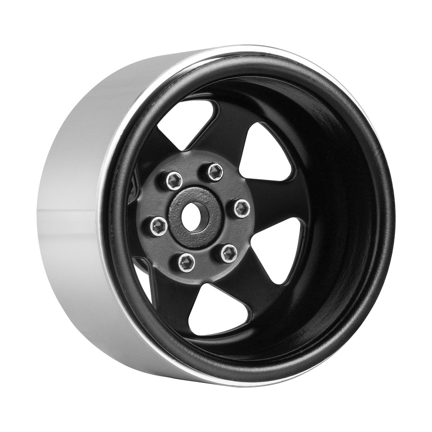 INJORA Offset -8.9mm Metalen 1.9 "Beadlock Velg Deep Dish Hub voor 1/10 RC Crawler Auto TRX4 Axiale SCX10 90046 UTB18 (W1948)