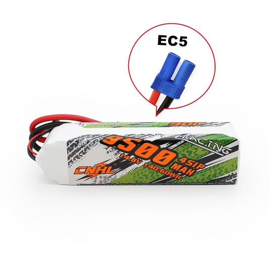 CNHL 4S 14.8V Lipo Battery 9500mAh 90C With QS8 EC5 Plug For RC Car Boat Helicopter Truck Tank Vehicle Airplane Speedrun Truggy