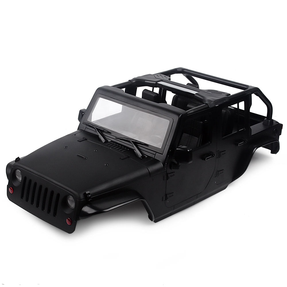 INJORA Unassembled Kit 313mm Wheelbase Convertible Open Car Body Shell for 1/10 RC Crawler Axial SCX10 90046  Jeep Wrangler