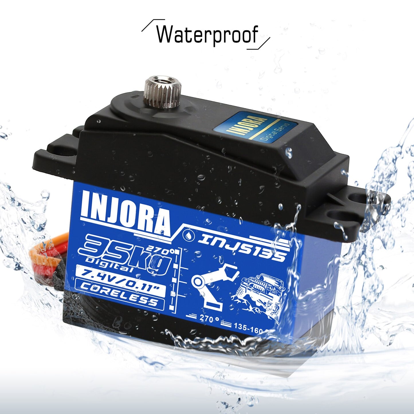 INJORA  35KG Waterproof Large Torque Digital Coreless Servo