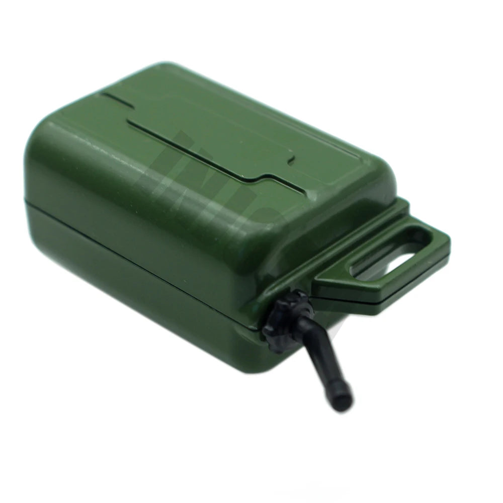 1 Set RC Car Mini Fuel Tank  & Water Jug Decoration Tools for 1:10 RC Rock Crawler Axial SCX10 Wraith TRX-4