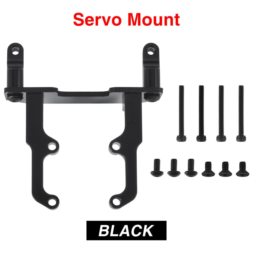 Metal Servo Mount Bracket for Axial SCX10 II 90046 AR44 Axle 1/10 Scale RC Crawler RC Racing Car Servo Base Stand Upgrade Parts