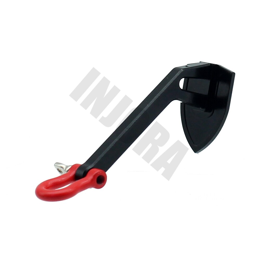 INJORA Metal Winch Anchor Earth Anchor Decor Tool for 1/10 RC Crawler Car Axial SCX10 90046 D90 Tamiya CC01 TRX4