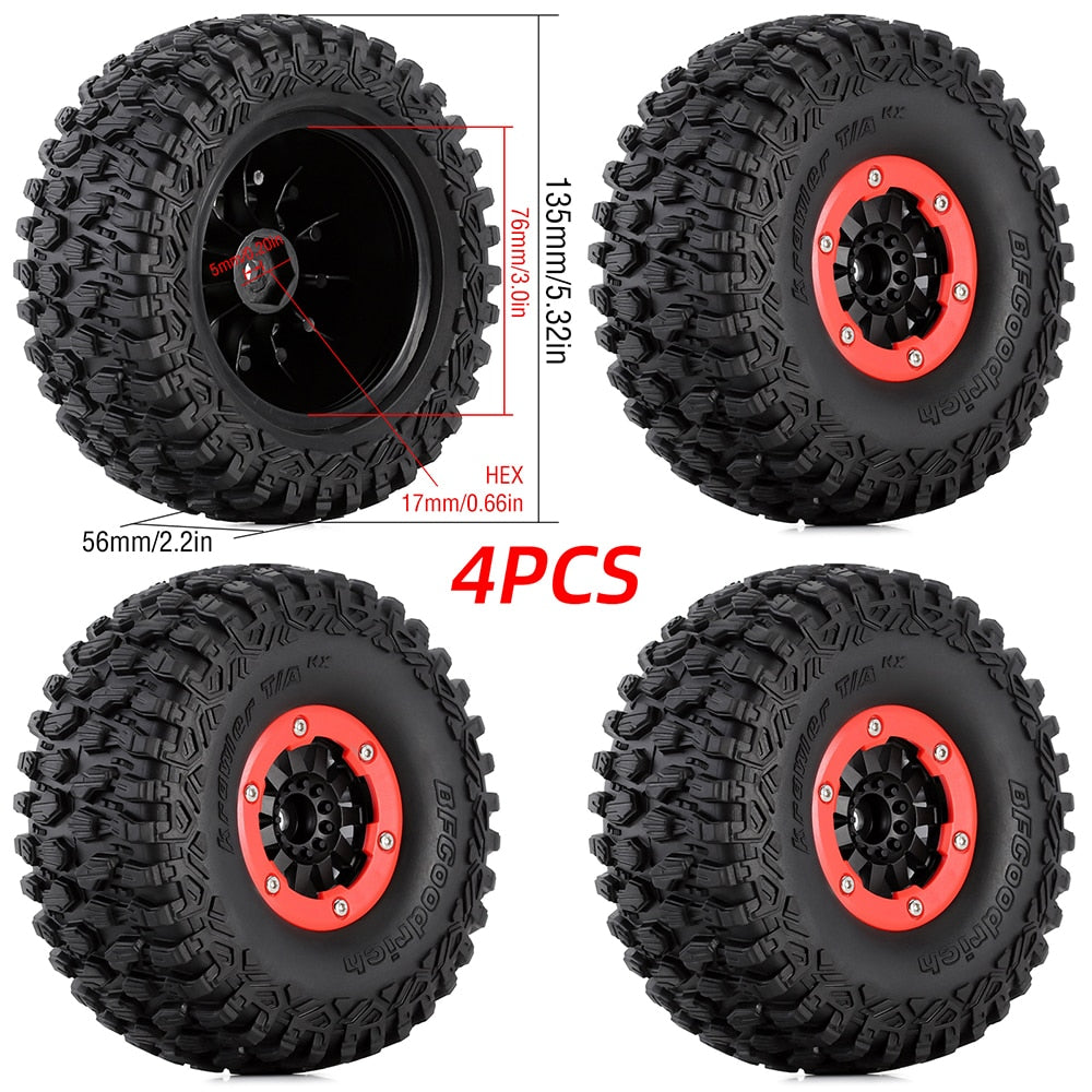 AUSTARHOBBY 17mm Hex RC Wielen en Banden 2.8in voor 1/7 Woestijn Korte Baan Truck UDR Traxxas Off-road Buggy RC Auto