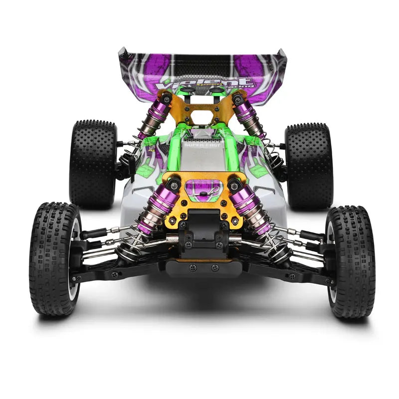 WLtoys 104002 RC Car 2.4G Four-Wheel Drive Off-Road Racing 3650 Brushless 60KM/H Metal Chassis Electric High-Speed Drift Car