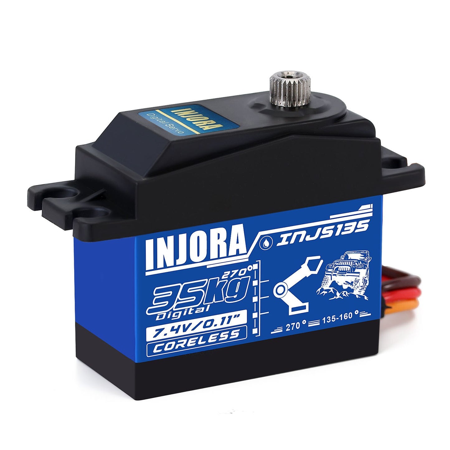 INJORA  35KG Waterproof Large Torque Digital Coreless Servo