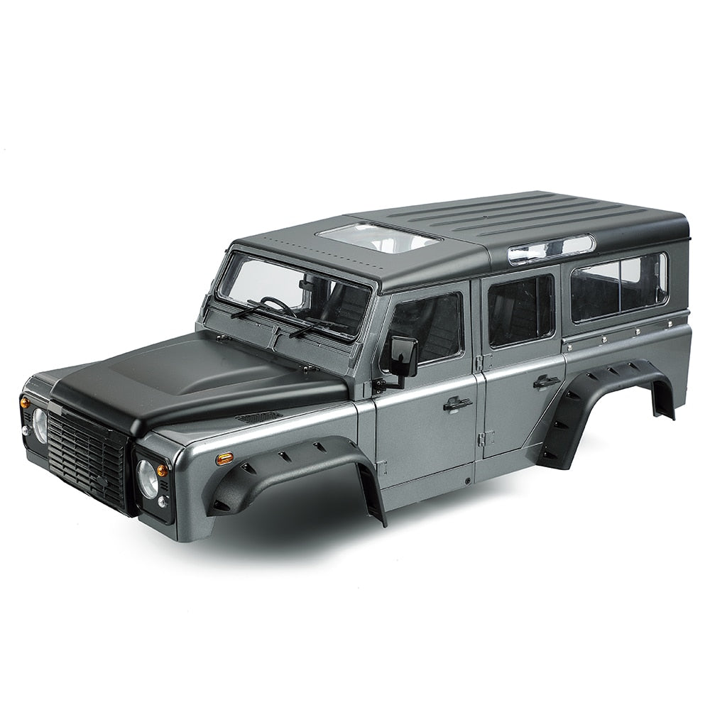 INJORA Carrozzeria Defender in plastica dura 313 mm passo 12,3 pollici D110 per auto cingolata 1/10 RC TRX4 Axial SCX10 90046