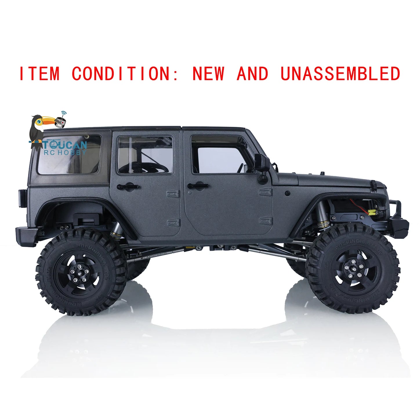 CAPO CUB2 JK KIT 1/18 Metal Chassis Crawler RC Car Model 2Speed Gearbox Differential TH19843