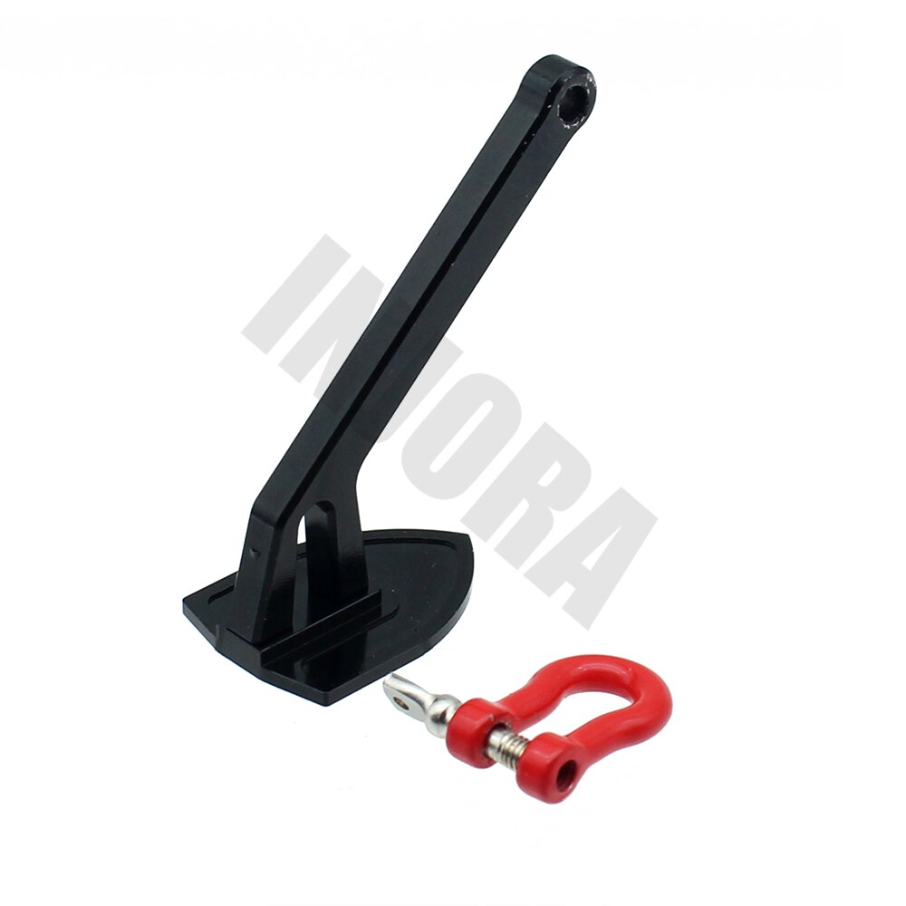 INJORA Metal Winch Anchor Earth Anchor Decor Tool for 1/10 RC Crawler Car Axial SCX10 90046 D90 Tamiya CC01 TRX4