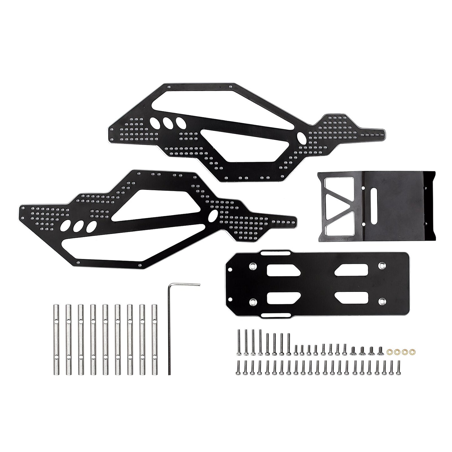 INJORA Metal Rock Buggy Roll-bar Scocca Telaio per 1/24 RC Crawler Auto Axial SCX24 Parti di aggiornamento