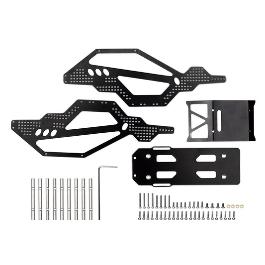 INJORA Metal Rock Buggy Roll Cage Body Shell Chassis for 1/24 RC Crawler Car Axial SCX24 Upgrade Parts